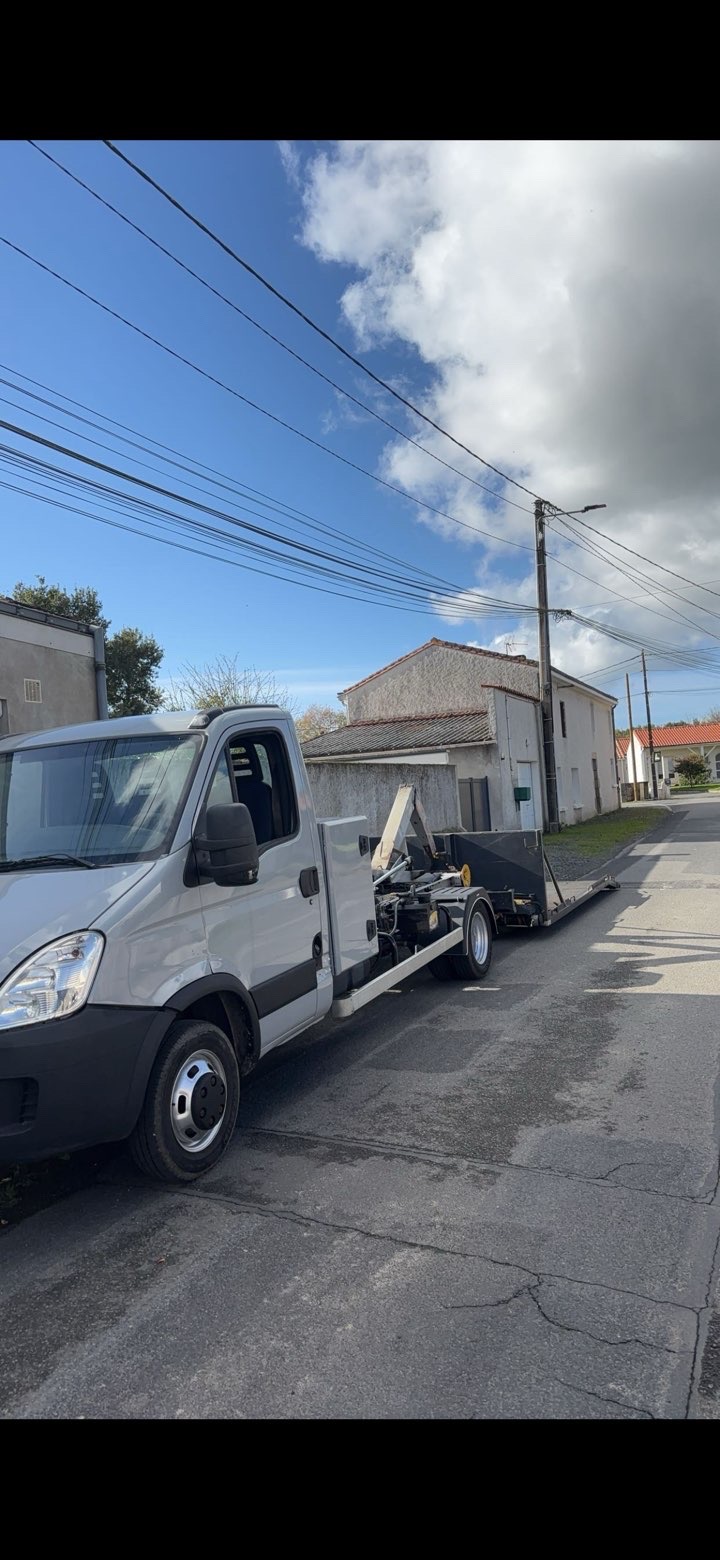 Location de benne KD Recyclage - chantier en cours